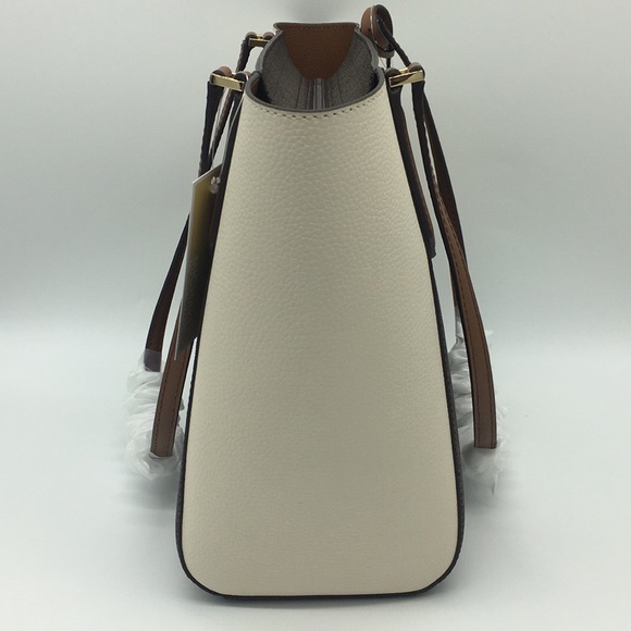 MICHAEL KORS KIMBERLY SM BONDED TOTE LT CRM MULTI - Picture 7 of 9